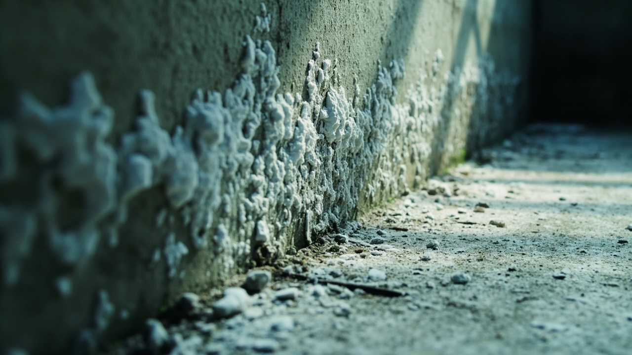 Why Buffalo Basements and Concrete Slabs Show White Powder Deposits