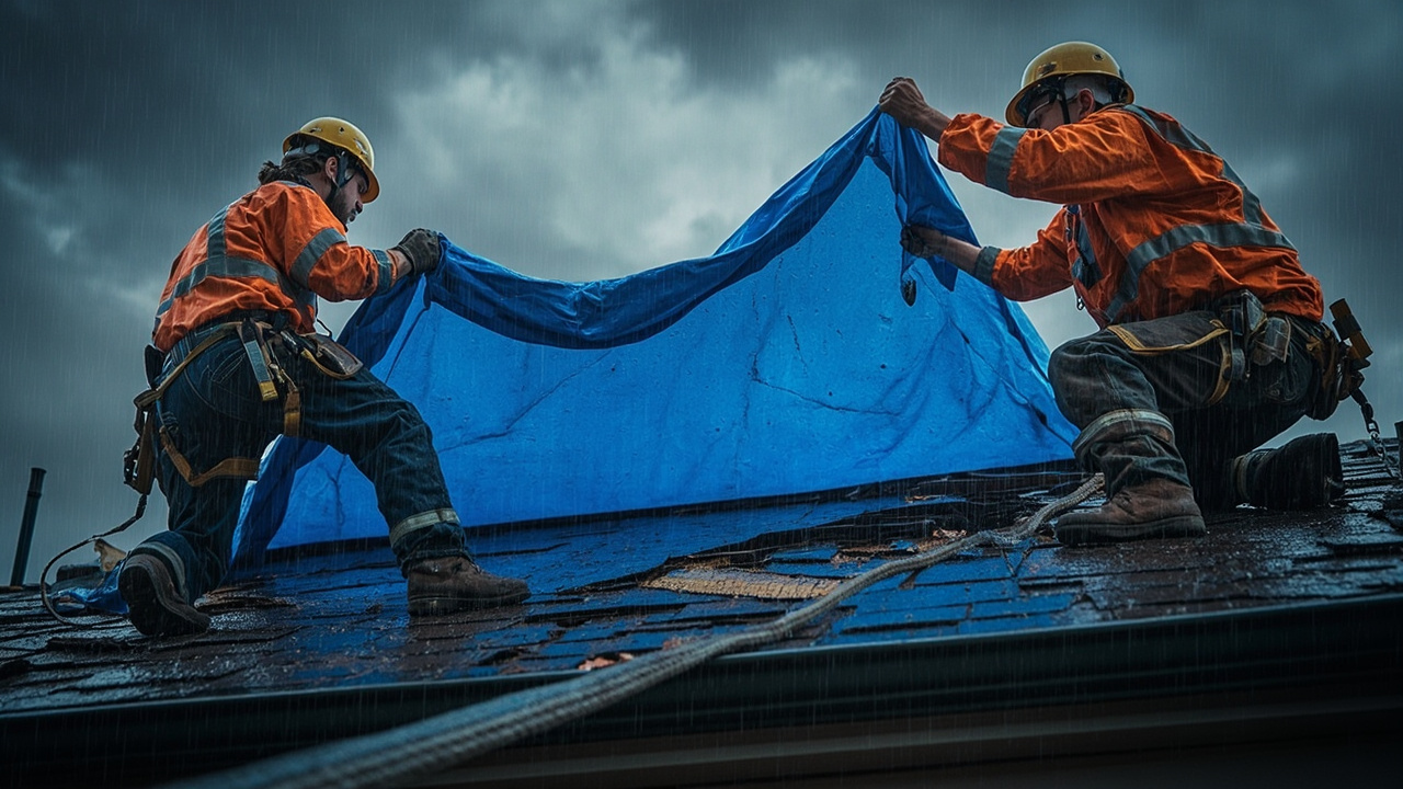 Emergency Roof Leak Tarping in Buffalo – 24/7 Dispatch and On-Site Within 90 Minutes