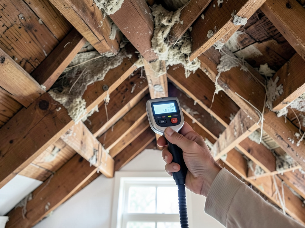 Attic mold remediation and moisture control in East Amherst