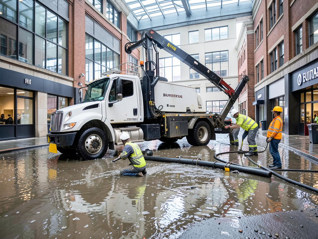 Commercial water damage and drying experts in down