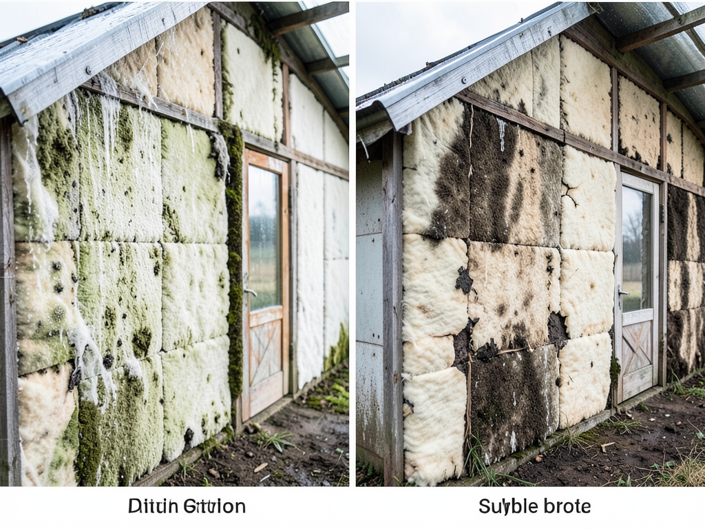 Drying Out Wet Insulation in a Marilla Pole Barn or Detached Garage
