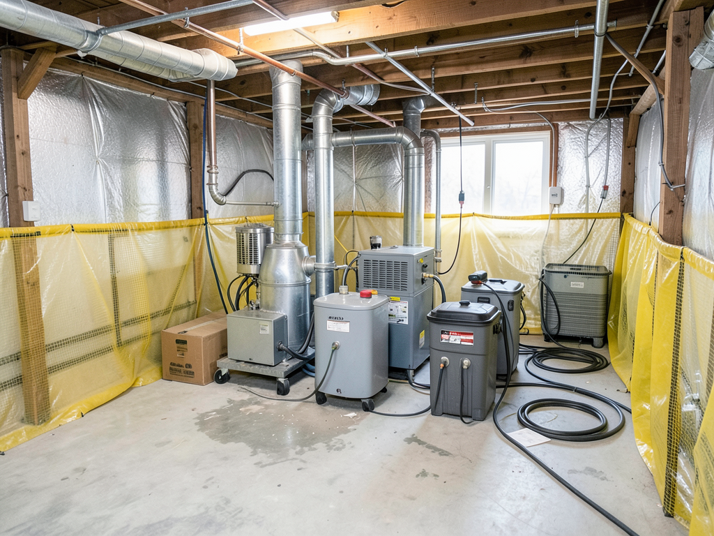 Is it safe to stay in your Kaisertown home while it's being dried out?