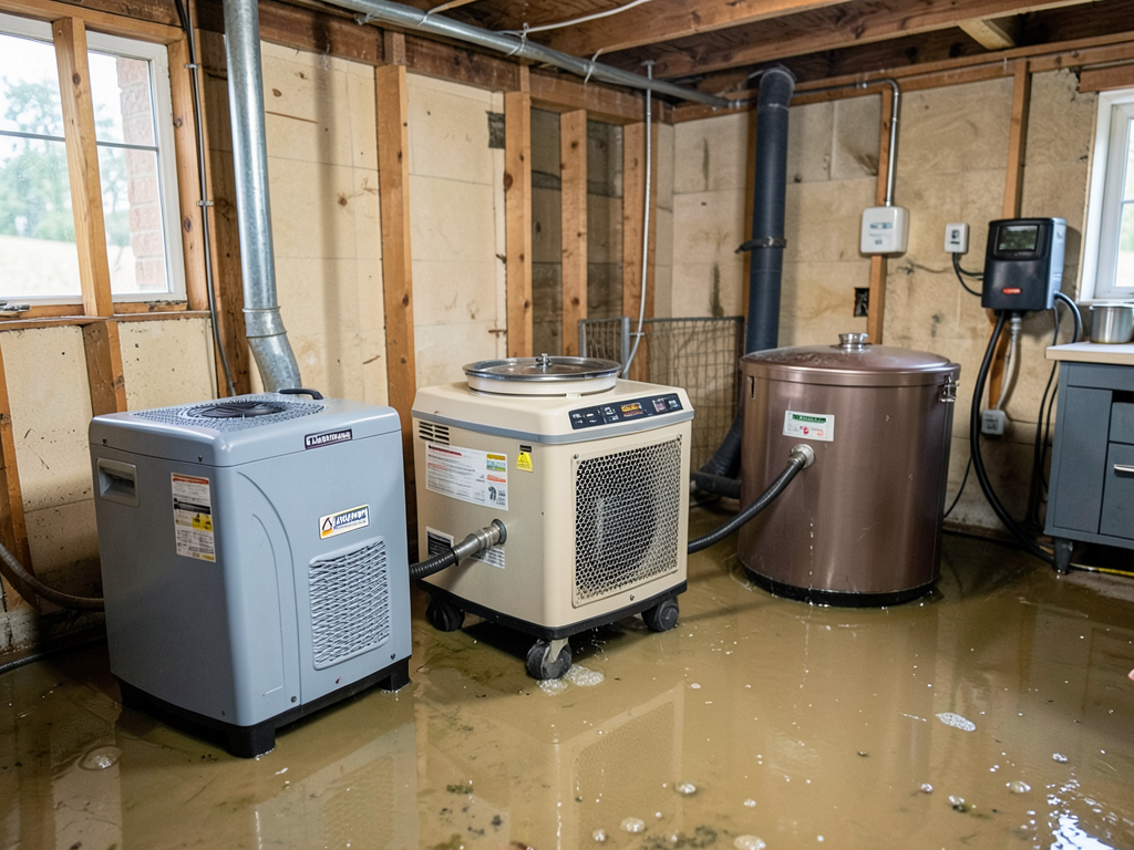 Repairing water damage from frozen pipes in Clarence