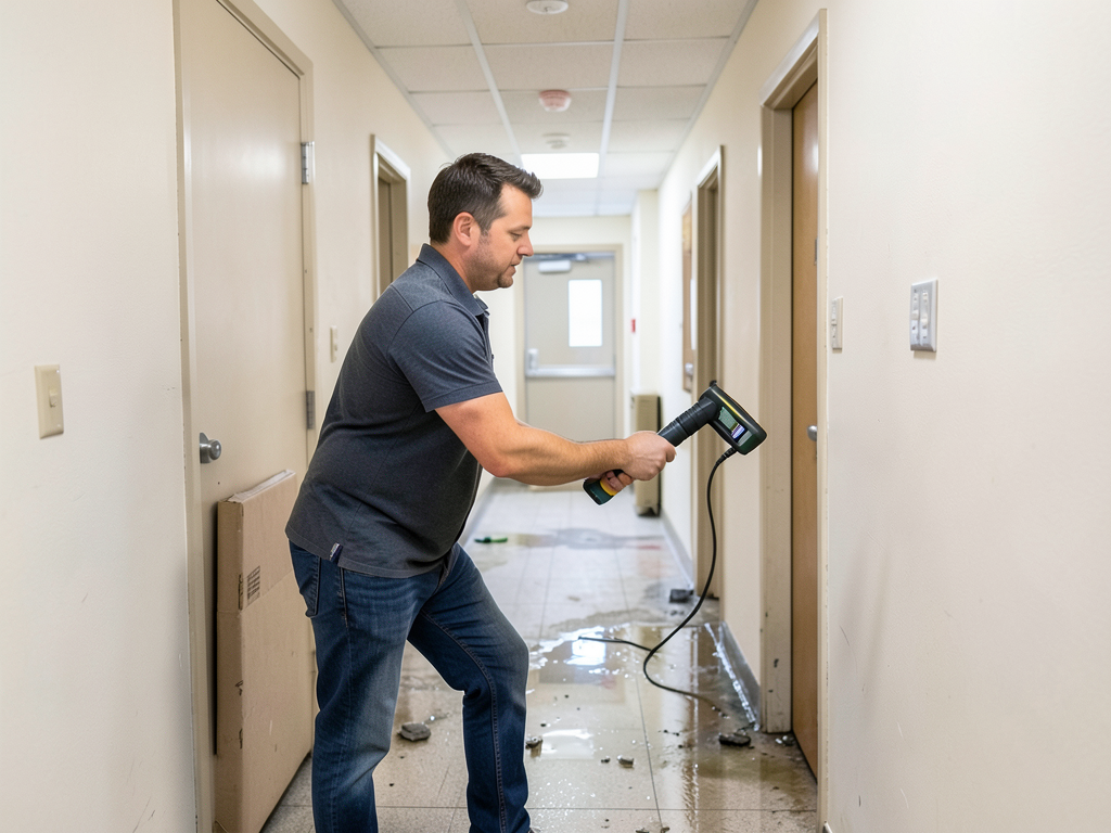 Who pays for water damage restoration in a fruit b